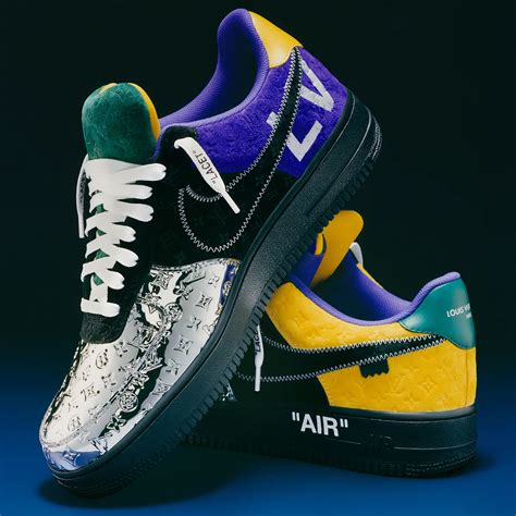 purple lv air force 1